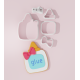 School – Glue with Bow Cookie Cutter