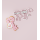 Valentine – Heart Key with Tag Cookie Cutter