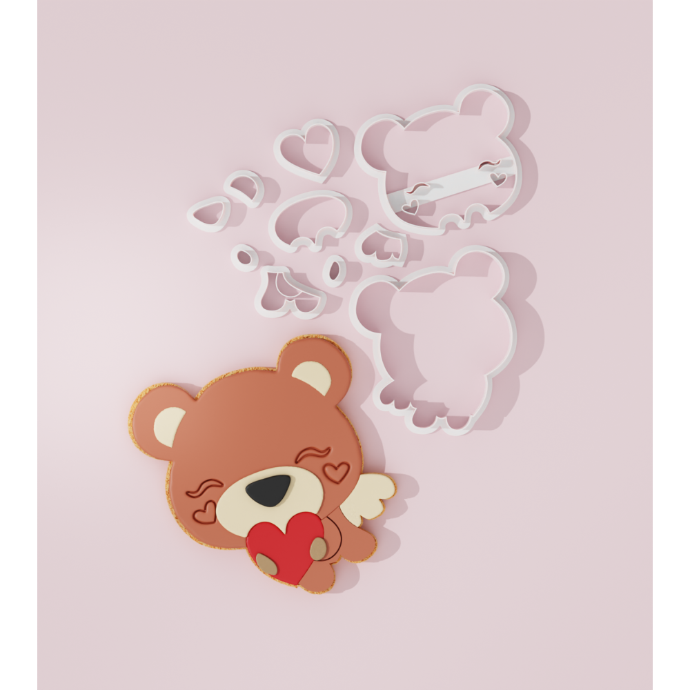 Valentine – Love Bear Cookie Cutter