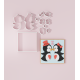 Valentine – Penguin Love Cookie Cutter