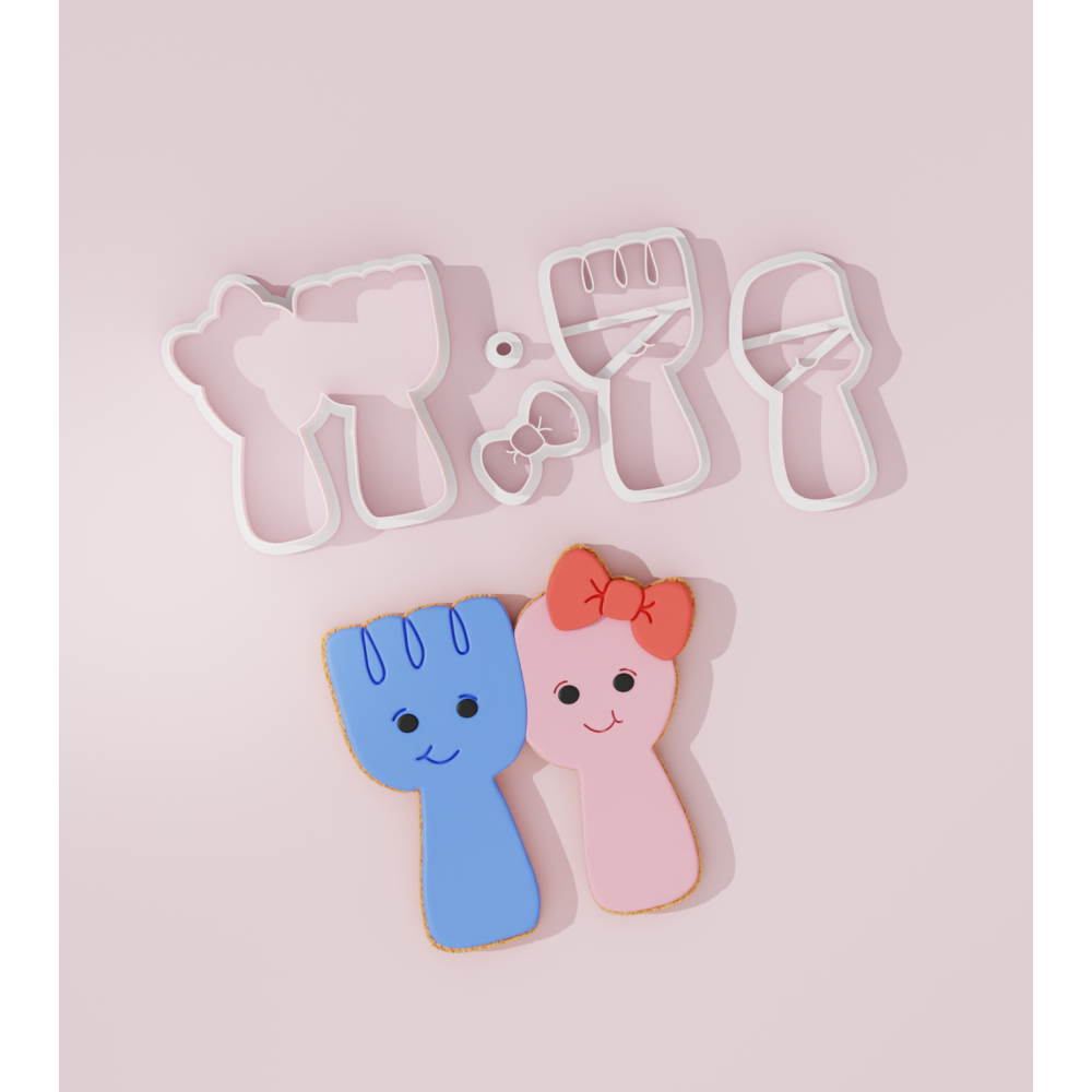 Valentine – Spoon and Fork Couple Cookie Cutter