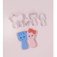 Valentine – Spoon and Fork Couple Cookie Cutter