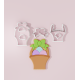 Easter Basket Cookie Cutter