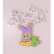 Easter – Bunny with Bow #1 Cookie Cutter