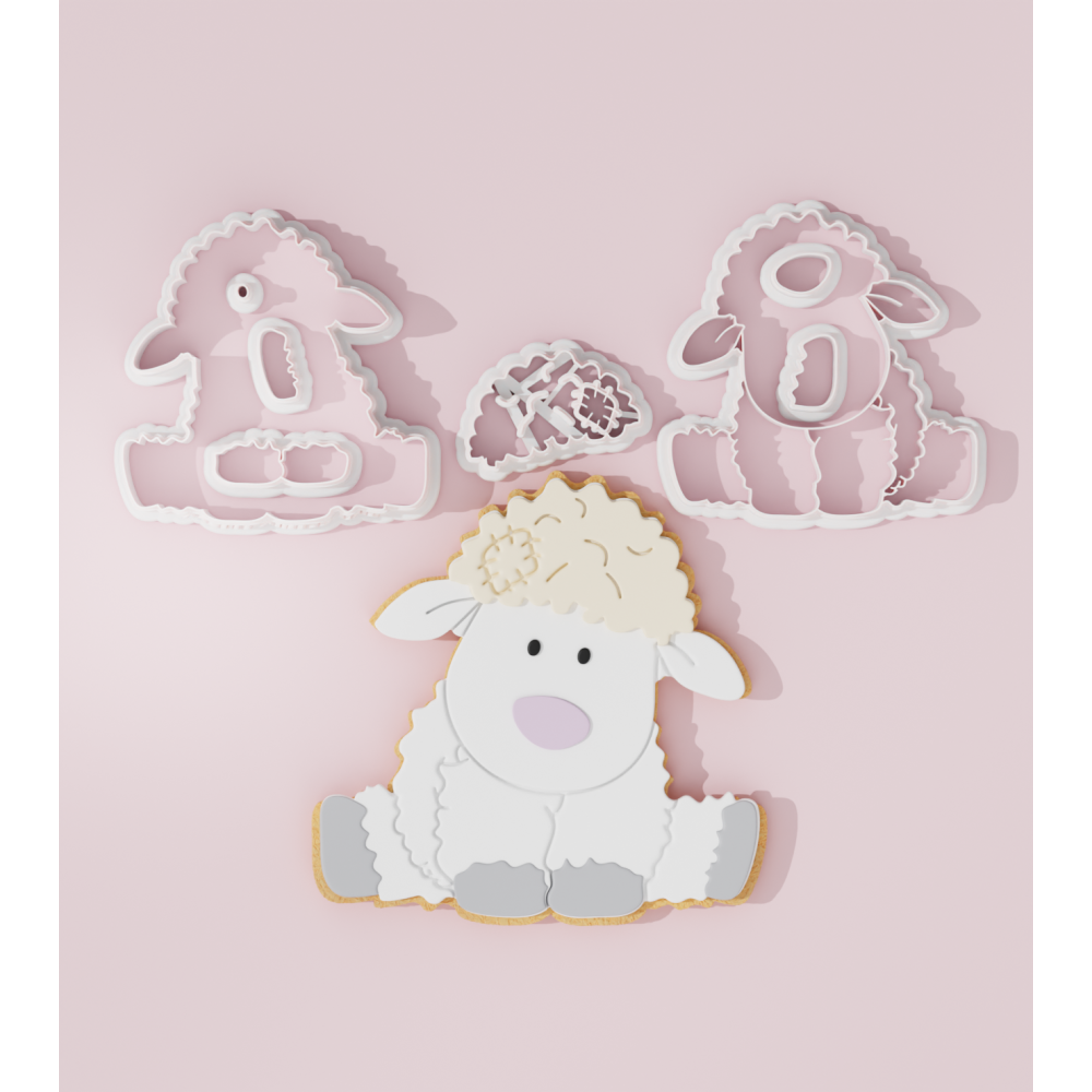 Easter – Sheep #3 Cookie Cutter