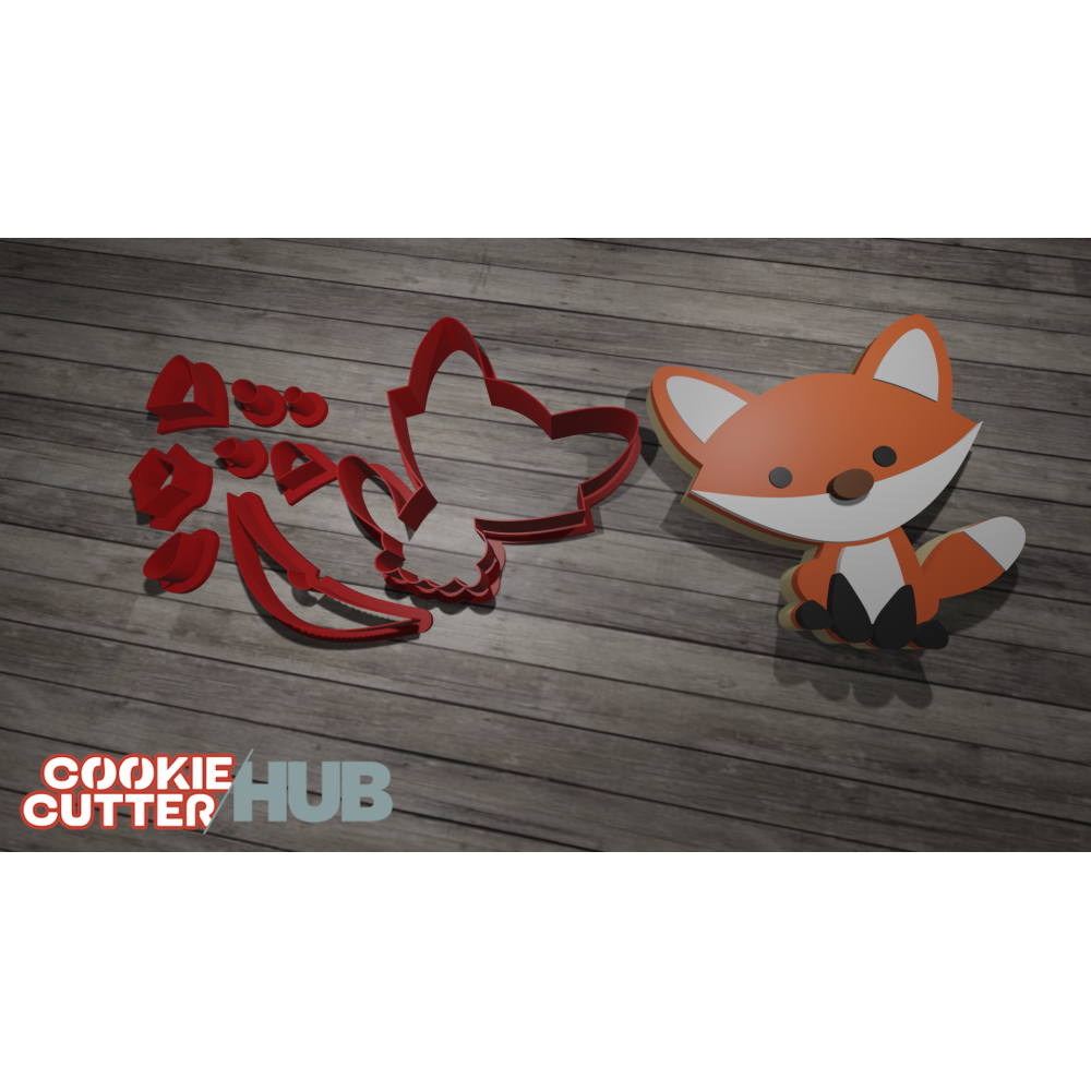 Fox #7 Cookie Cutter