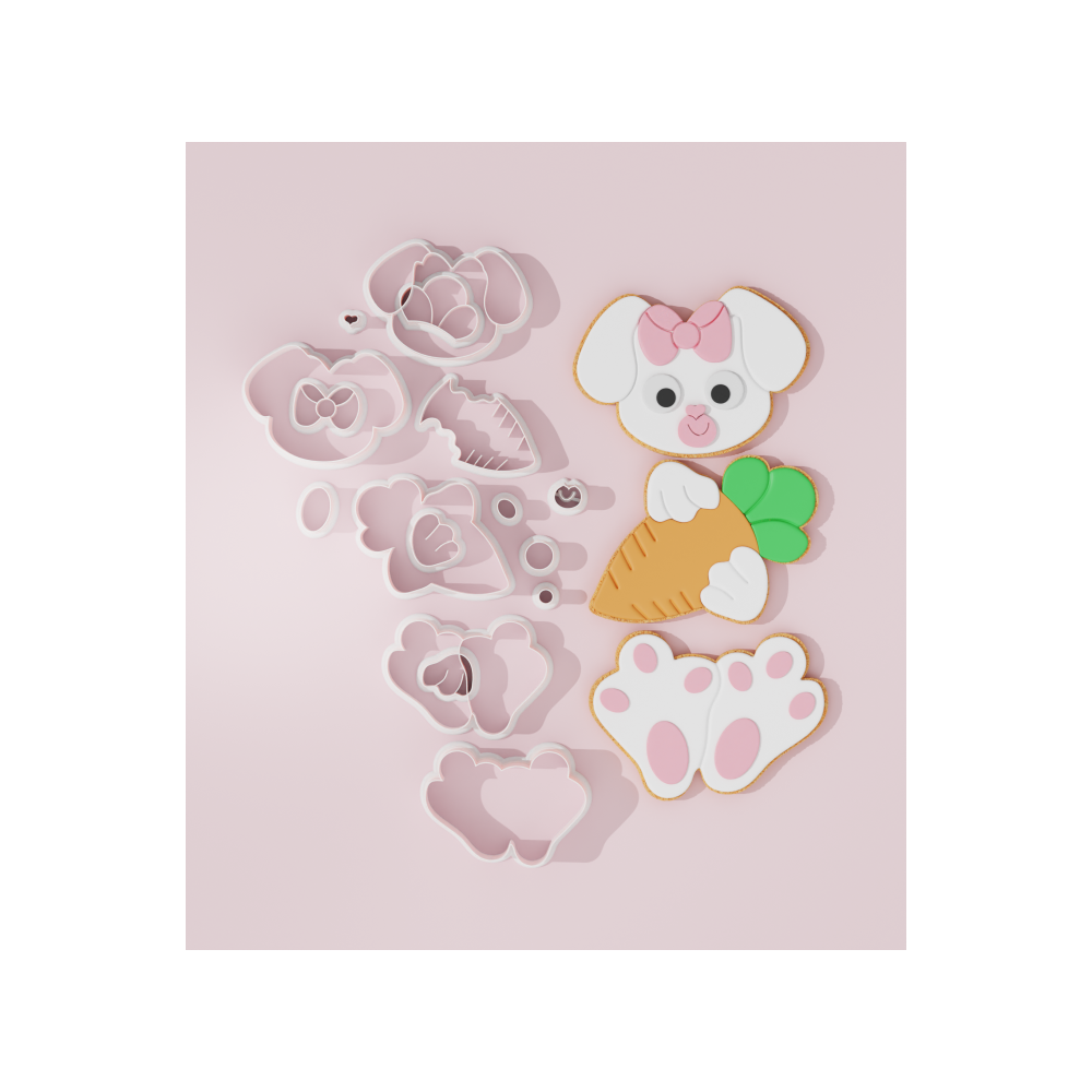 Easter – Bunny Platter Cookie Cutter Set