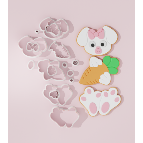 Easter – Bunny Platter Cookie Cutter Set