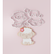 Easter – Sheep with Flower Cookie Cutter