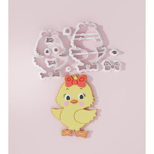 Easter – Girl Chicken Cookie Cutter