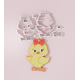 Easter – Girl Chicken Cookie Cutter