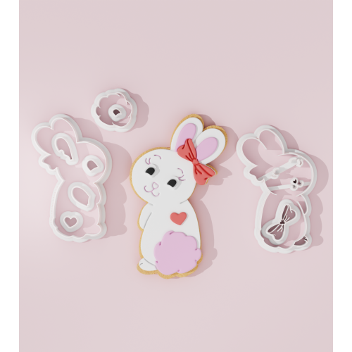 Easter – Mrs. Bunny Back Cookie Cutter