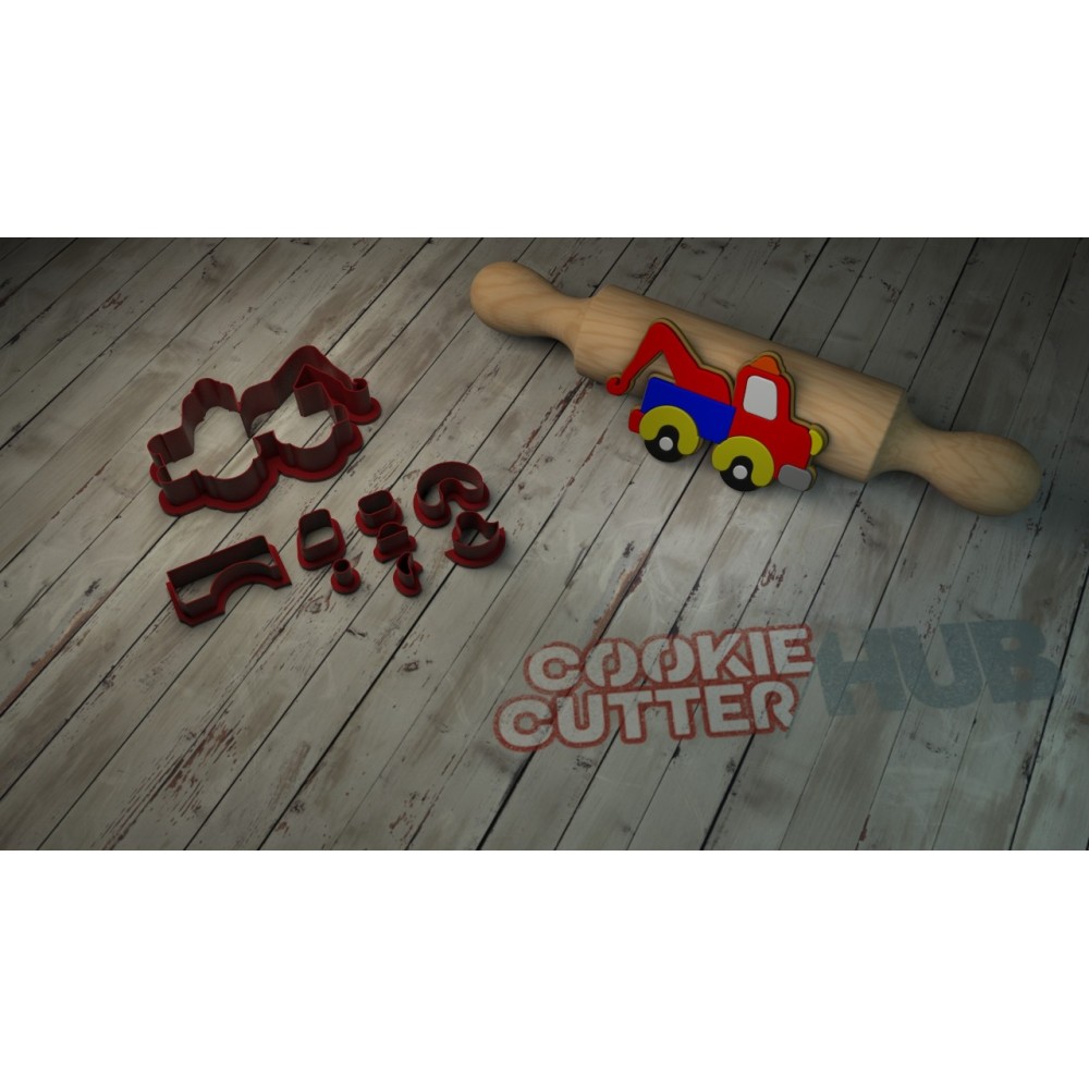 Construction – Tow Truck Cookie Cutter