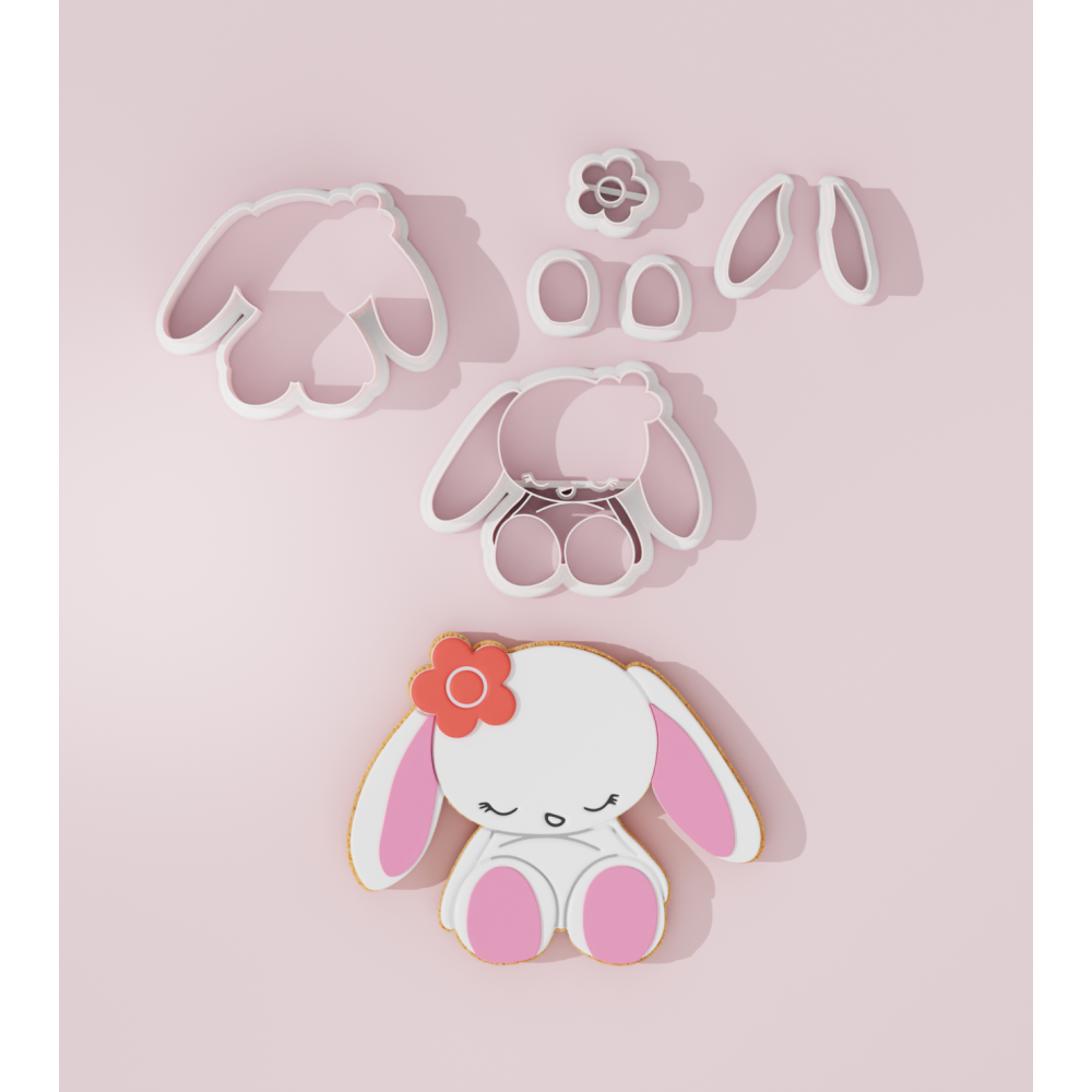 Easter – Sleepy Bunny Cookie Cutter