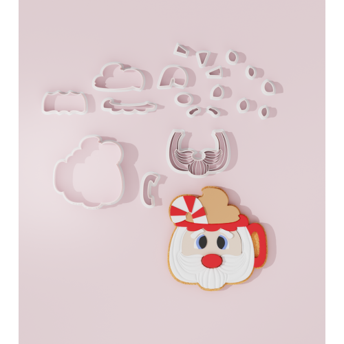 Christmas Santa Claus Cup Cookie Cutter