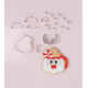 Christmas Santa Claus Cup Cookie Cutter