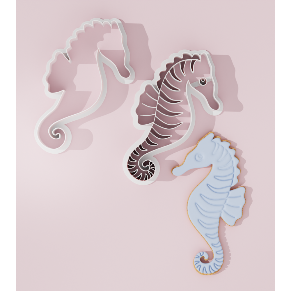 Sea Horse Cookie Cutter Stamp