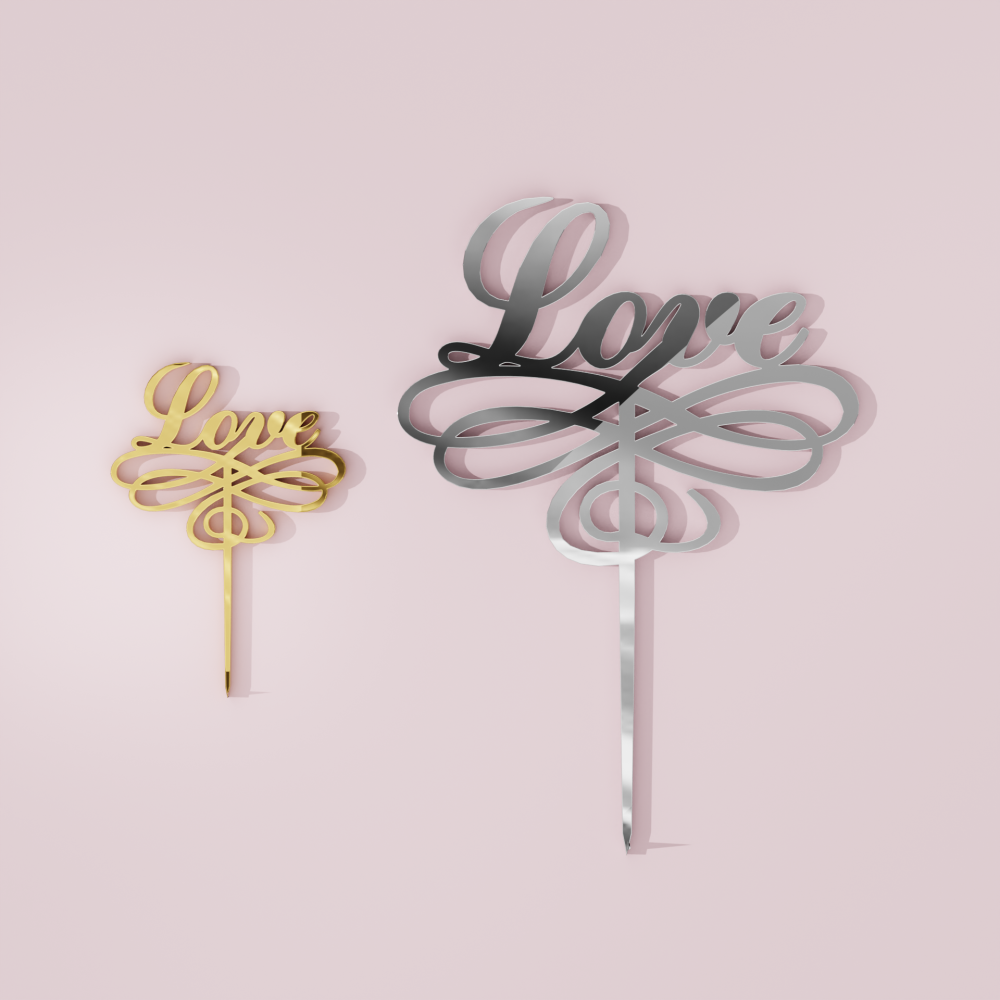 Wedding Cake Topper “Love” #5