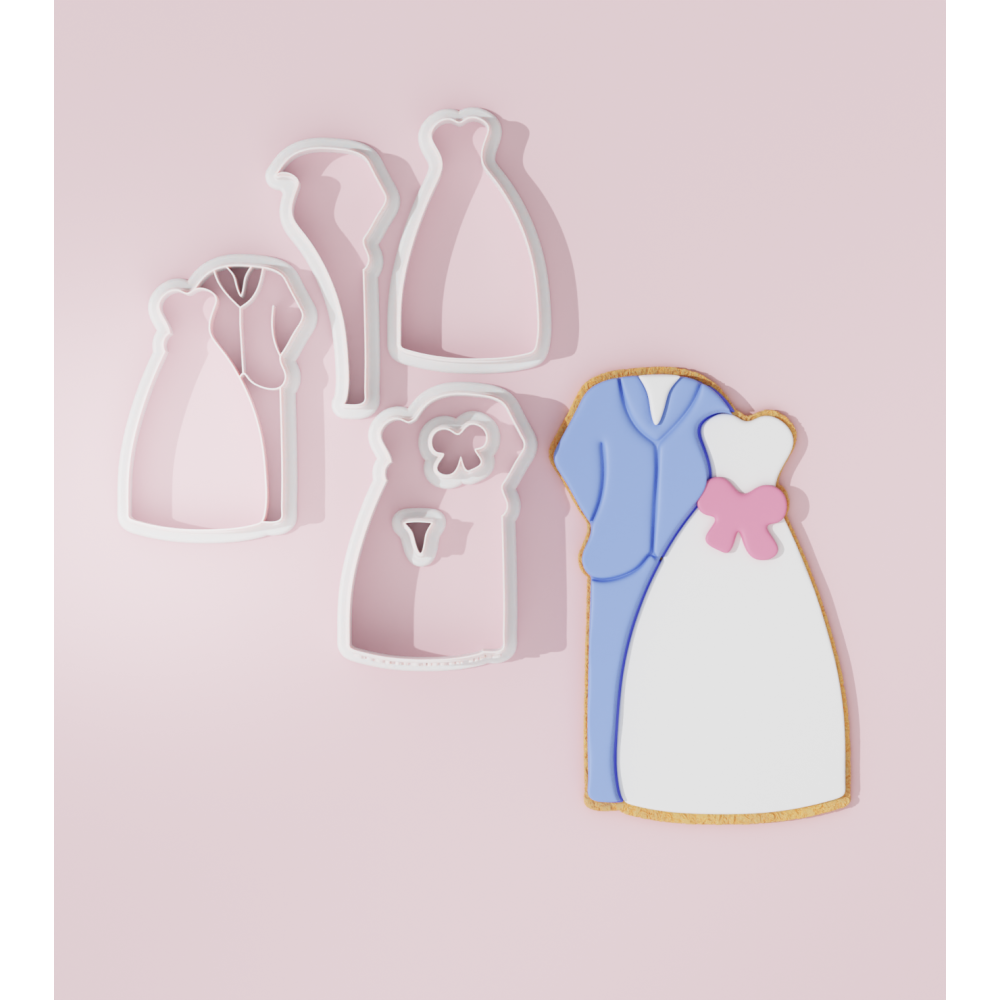 Wedding – Bride and Groom Cookie Cutter