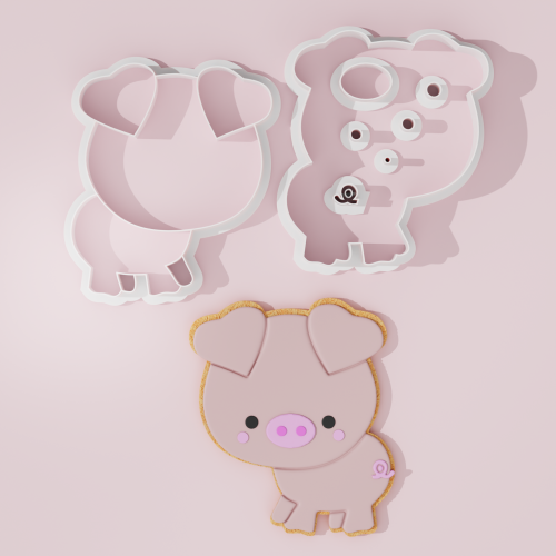 Chubby Pig Cookie Cutter