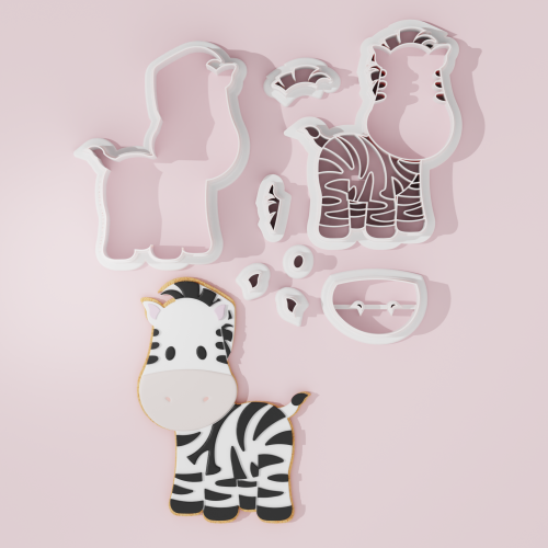 Baby Zebra Cookie Cutter