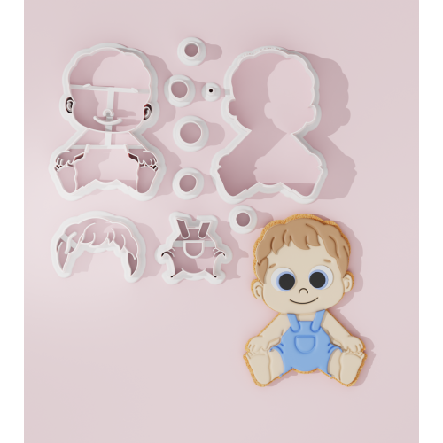 Baby Shower – Sitting Baby Boy Cookie Cutter