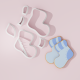 Baby Shower – Baby Socks Cookie Cutter