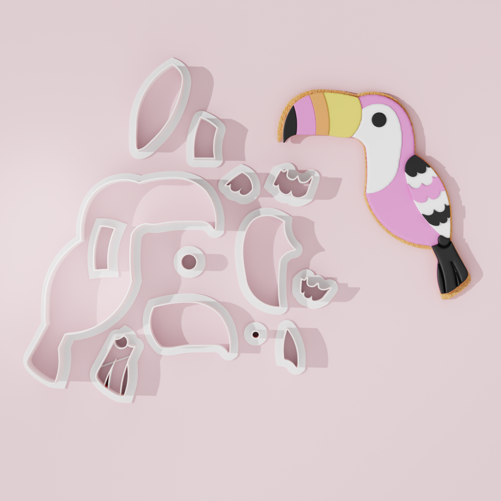 Stylish Toukan Cookie Cutter