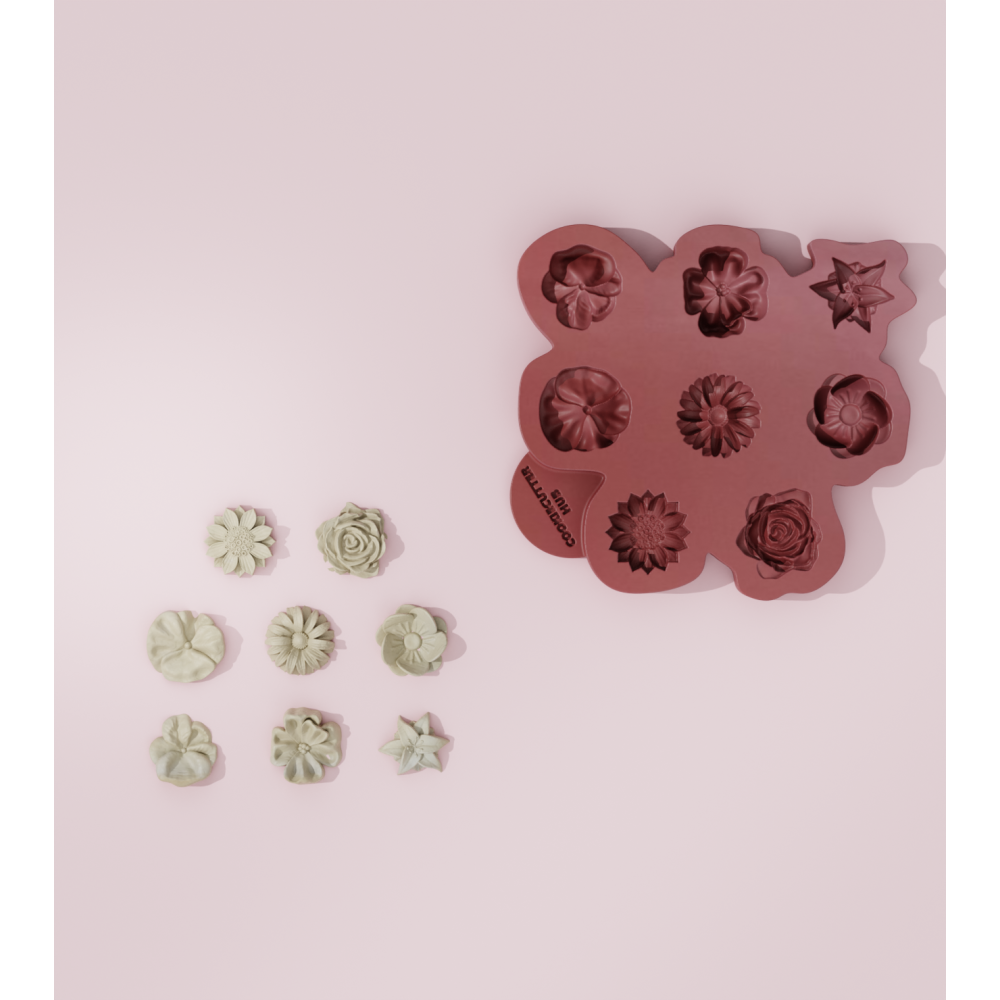 Ultimate Flowers Collection Silicone Mold 1,2cm