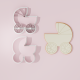 Baby Carriage #5 Cookie Cutter Stamp