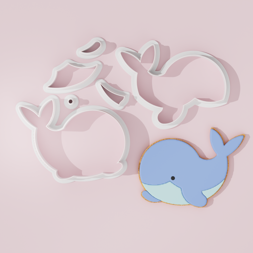 Summer – Chubby Whale Cookie Cutter