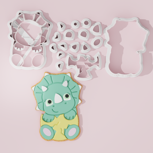 RapTrap the Baby Dinosaur Cookie Cutter