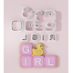 Baby Shower – Girl Blocks Cookie Cutter