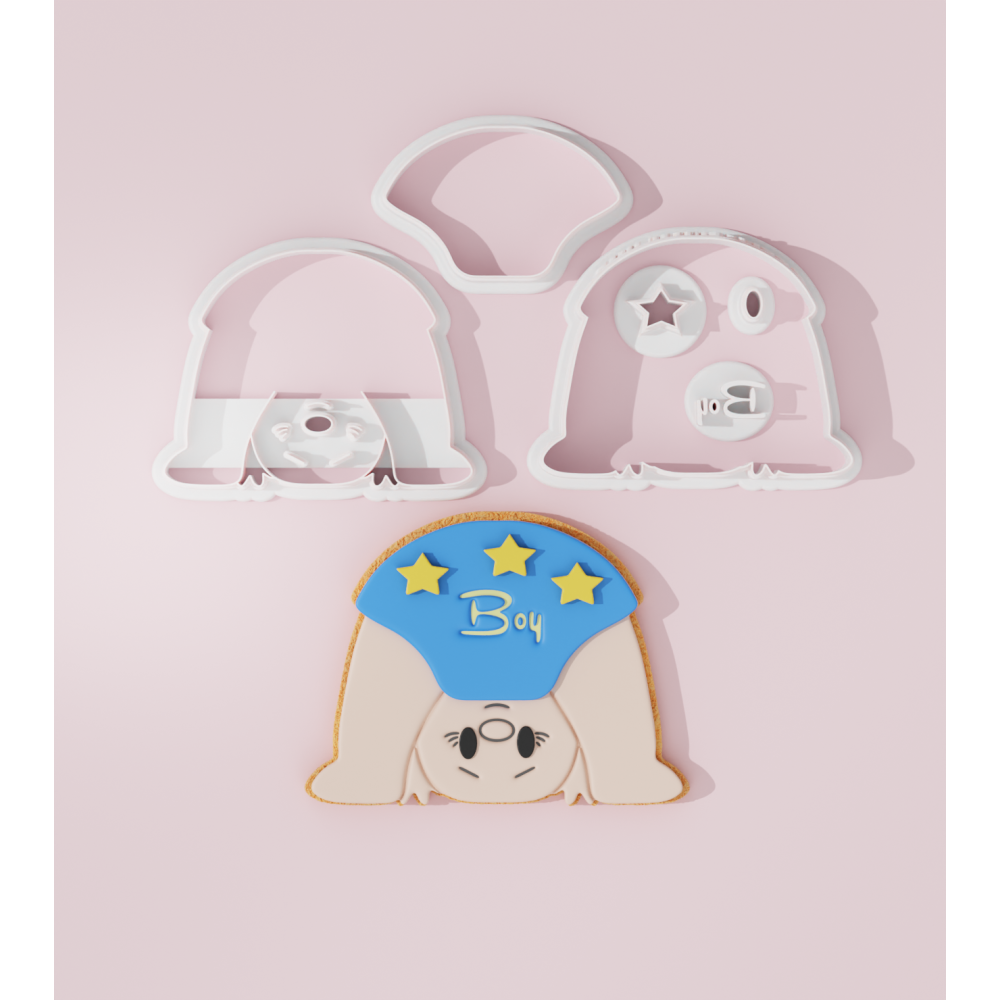 Baby Shower – RollOver Boy Cookie Cutter