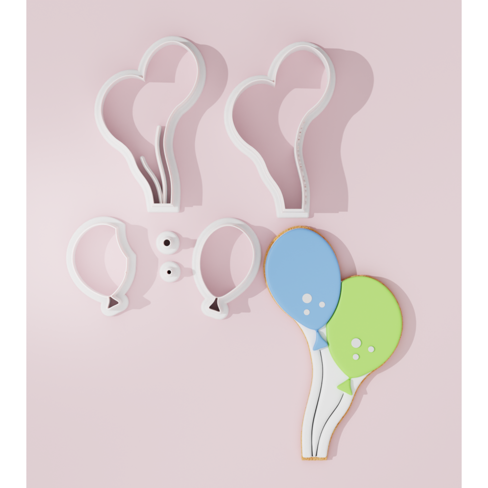 Birthday Balloons Cookie Cutter