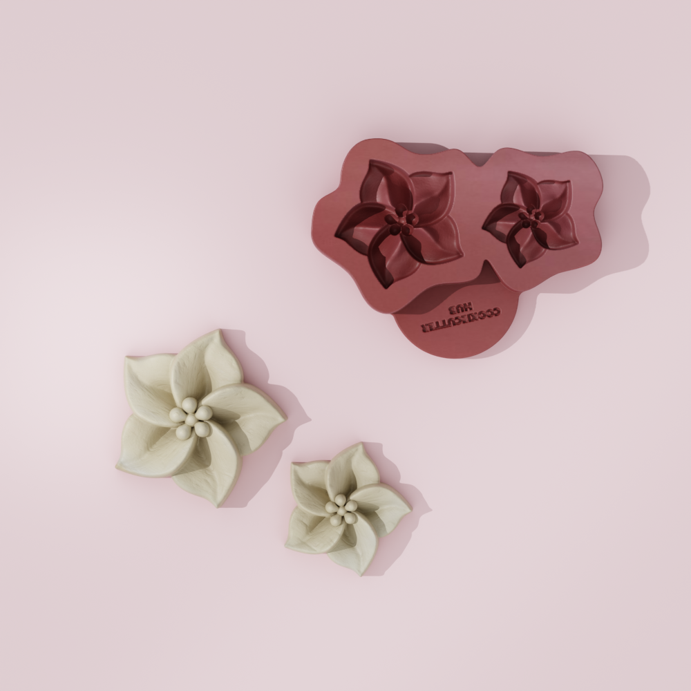 Tiny Plumeria Silicone Mold