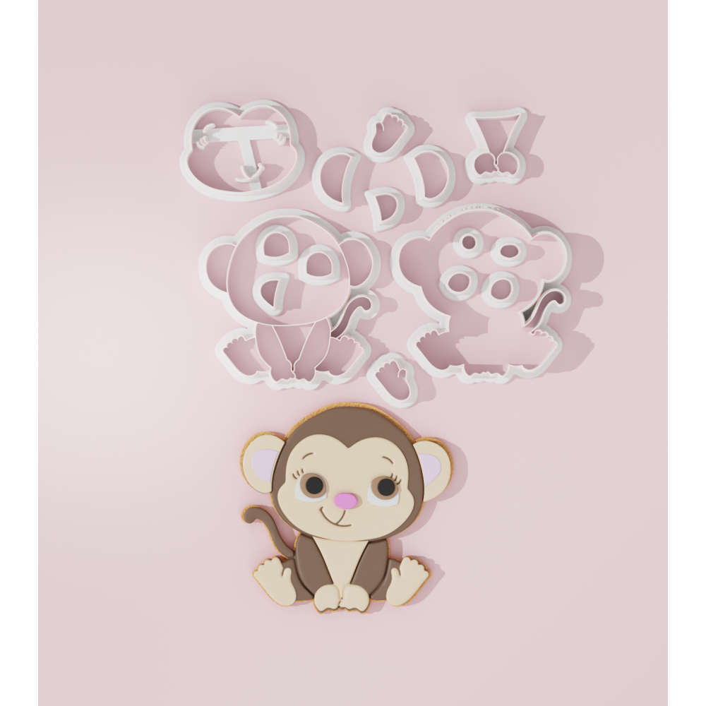 Sweet Monkey Cookie Cutter