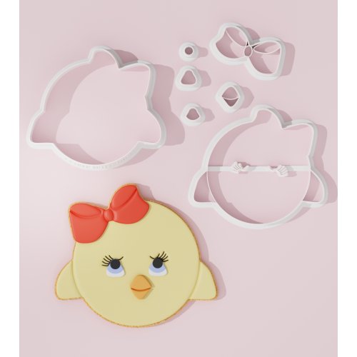 Girly Bird Cookie Cutter