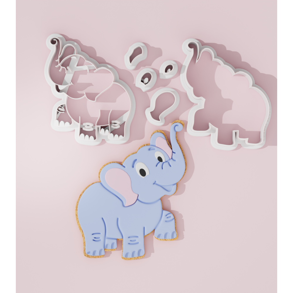 Happy Elephant Cookie Cutter