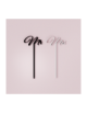 Mr and Mrs Cake Pop Acrylic Sticks Set #2