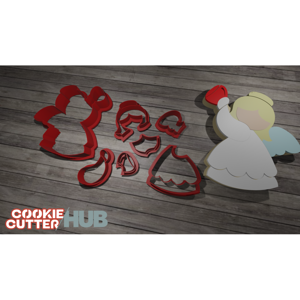 Christmas – Angel Girl #3 Cookie Cutter