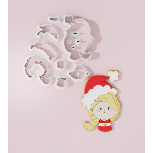 Christmas Girl Cookie Cutter