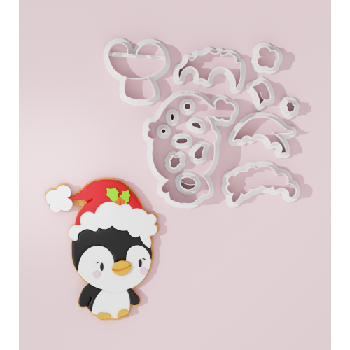 Christmas Penguin Cookie Cutter