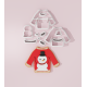 Christmas sweater with Snowman Cookie Cutter