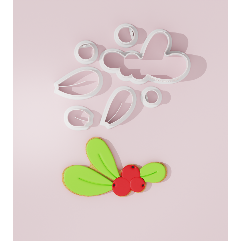 Christmas Mistletoe #2 Cookie Cutter