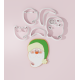 Christmas Santa Claus Face #5 Cookie Cutter