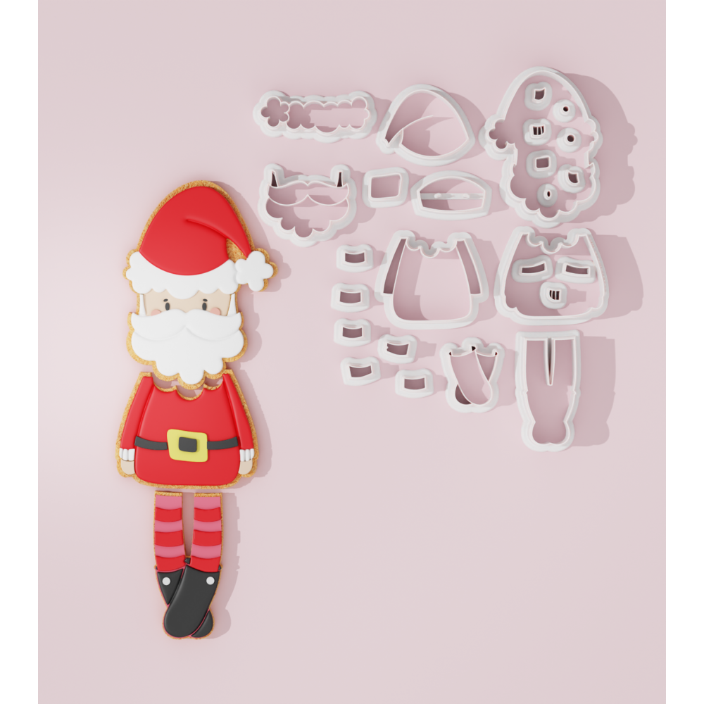 Build Your Own Tall Santa Claus – Cookie Cutter Platter