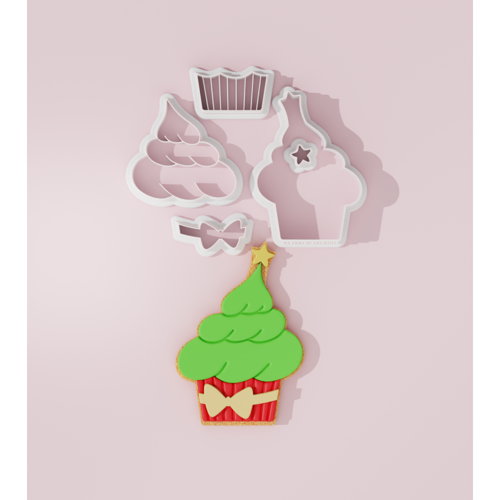 Christmas Tree Cupcake Cookie Cutter