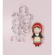 Woman in traditional costume Cookie Cutter