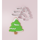 Snowed Christmas Tree Cookie Cutter